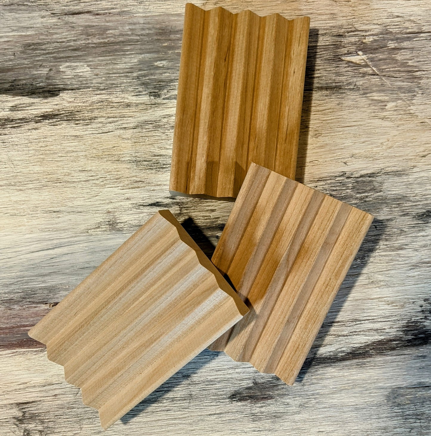 Wooden Soap Dish, Natural Red Alder Wood Soap Draining Dish