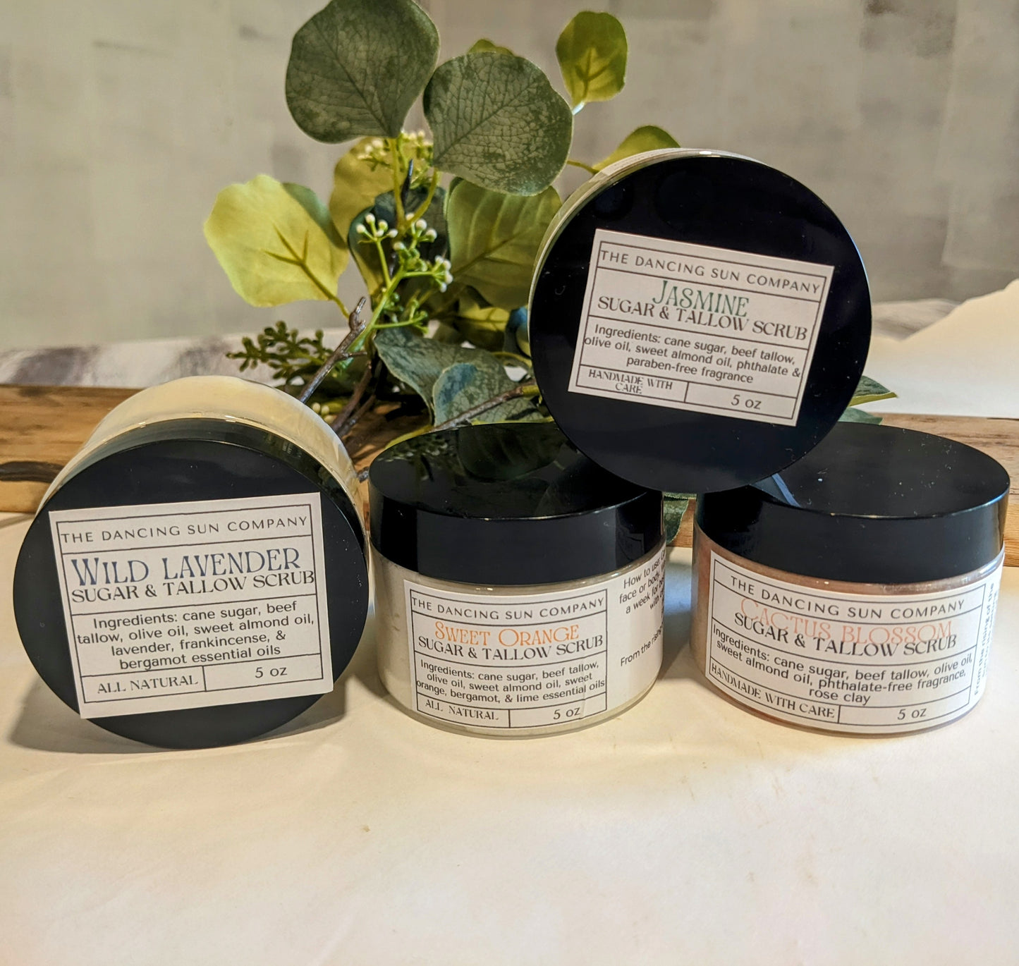Tallow and Sugar scrubs