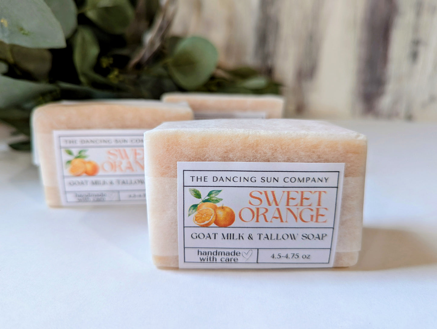 Sweet Orange Goat Milk and Tallow Soap