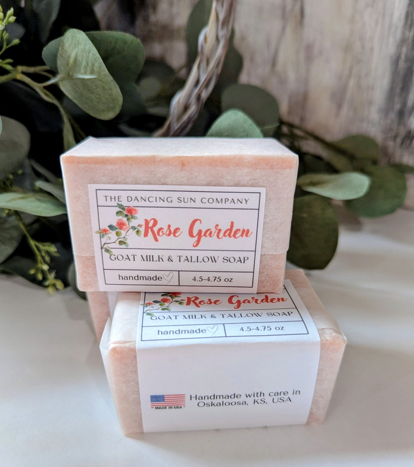 Rose Garden Goat Milk and Tallow Soap