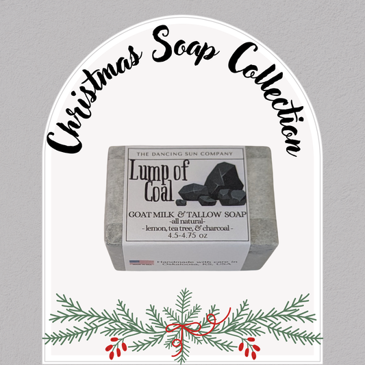 A Christmas Collection -Lump of Coal Goat Milk and Tallow Soap