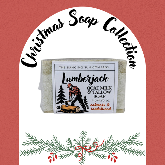A Christmas Collection -Lumberjack Goat Milk and Tallow Soap