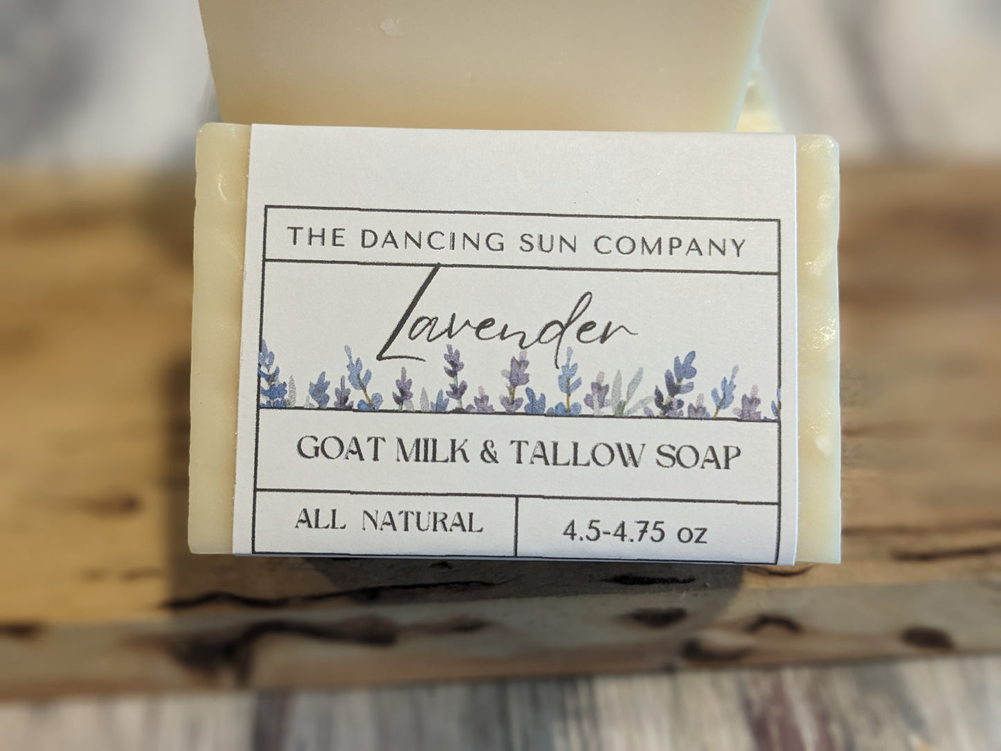 All-Natural Soap - Lavender Goat Milk and Tallow Soap