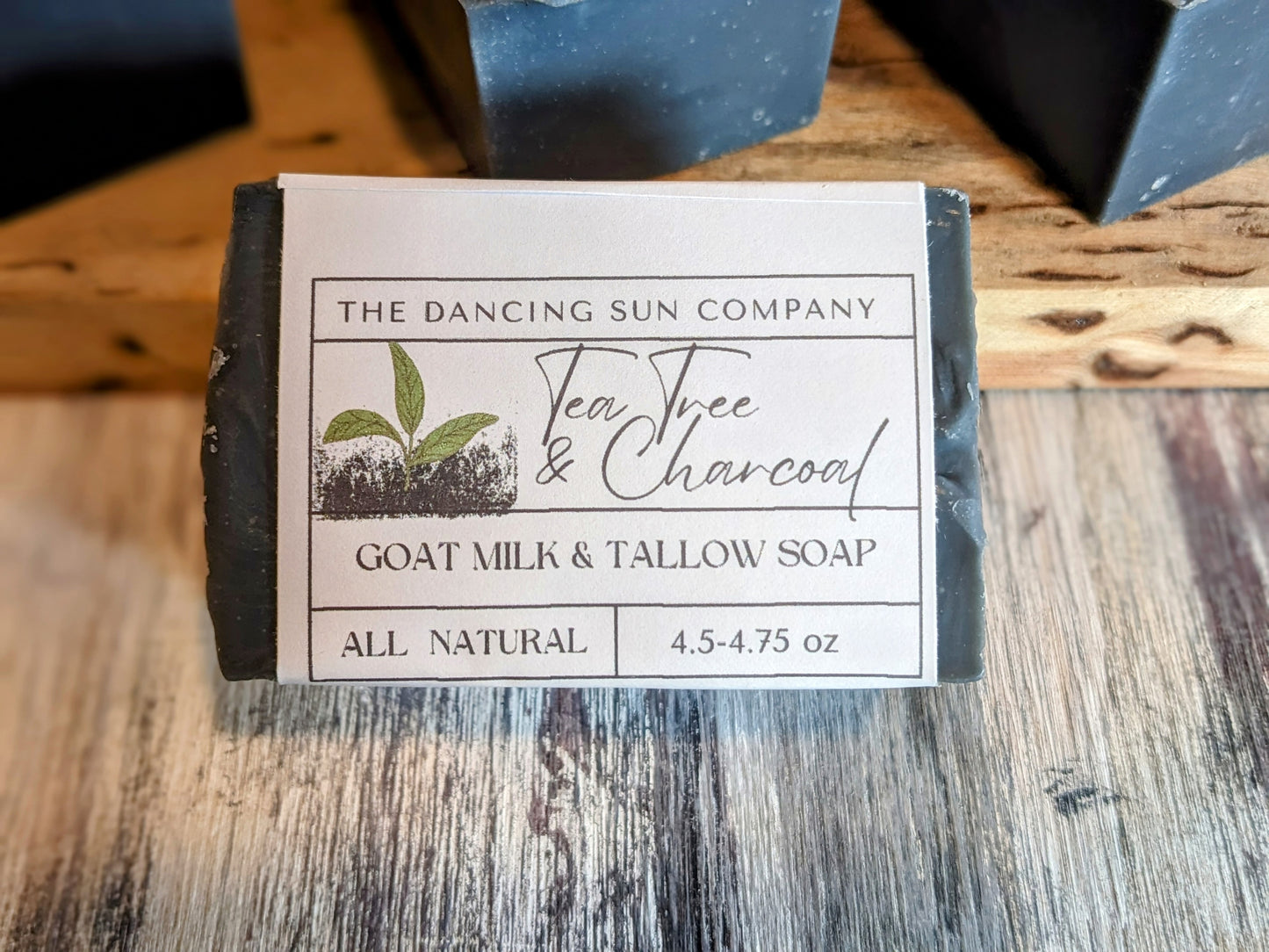 All Natural - Tea Tree and Charcoal Goat Milk and Tallow Soap