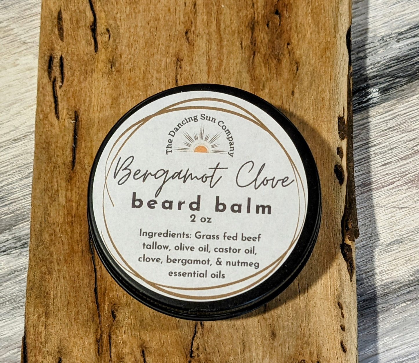 Bergamot and Clove Tallow Beard Balm