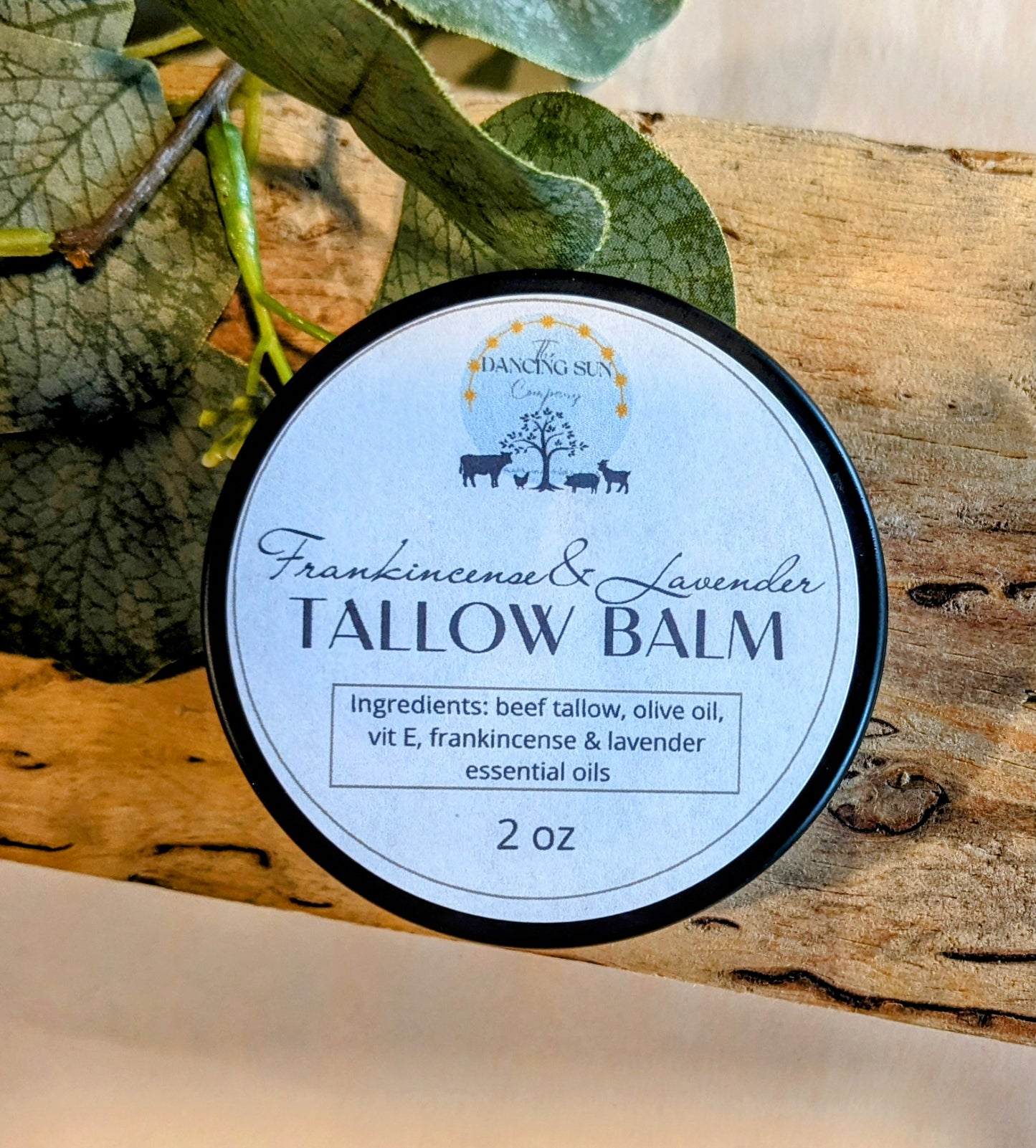 Tallow Balm, Unscented or Frankincense/Lavender