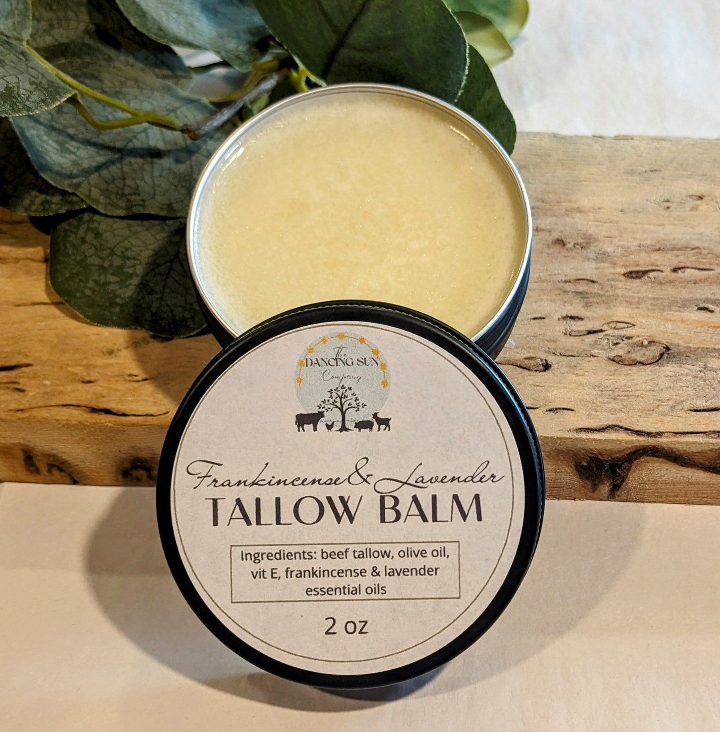 Tallow Balm, Unscented or Frankincense/Lavender