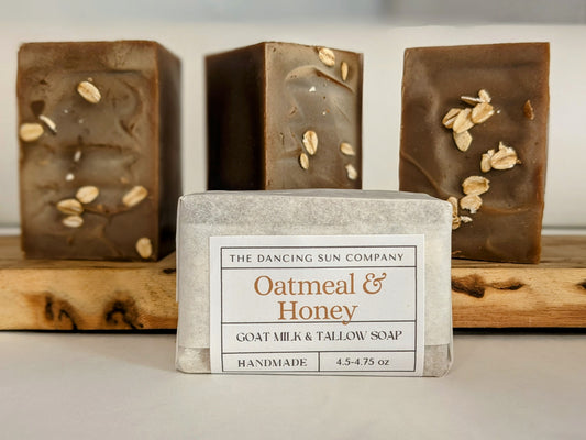 Oatmeal and Honey Goat Milk and Tallow Soap