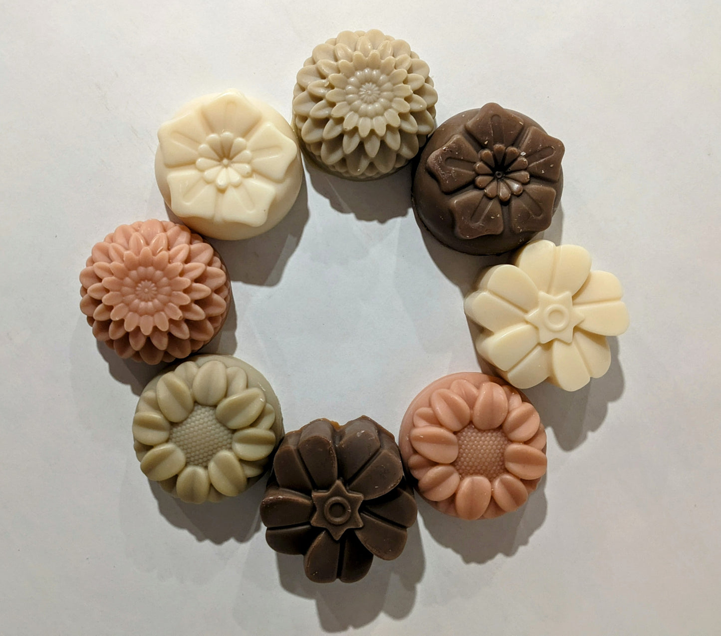 Floral Shaped Goat Milk and Tallow Soap