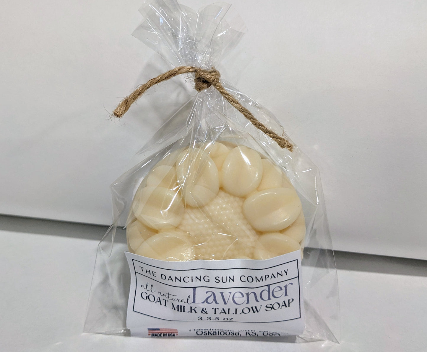 Floral Shaped Goat Milk and Tallow Soap