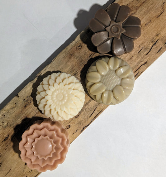 Floral Shaped Goat Milk and Tallow Soap