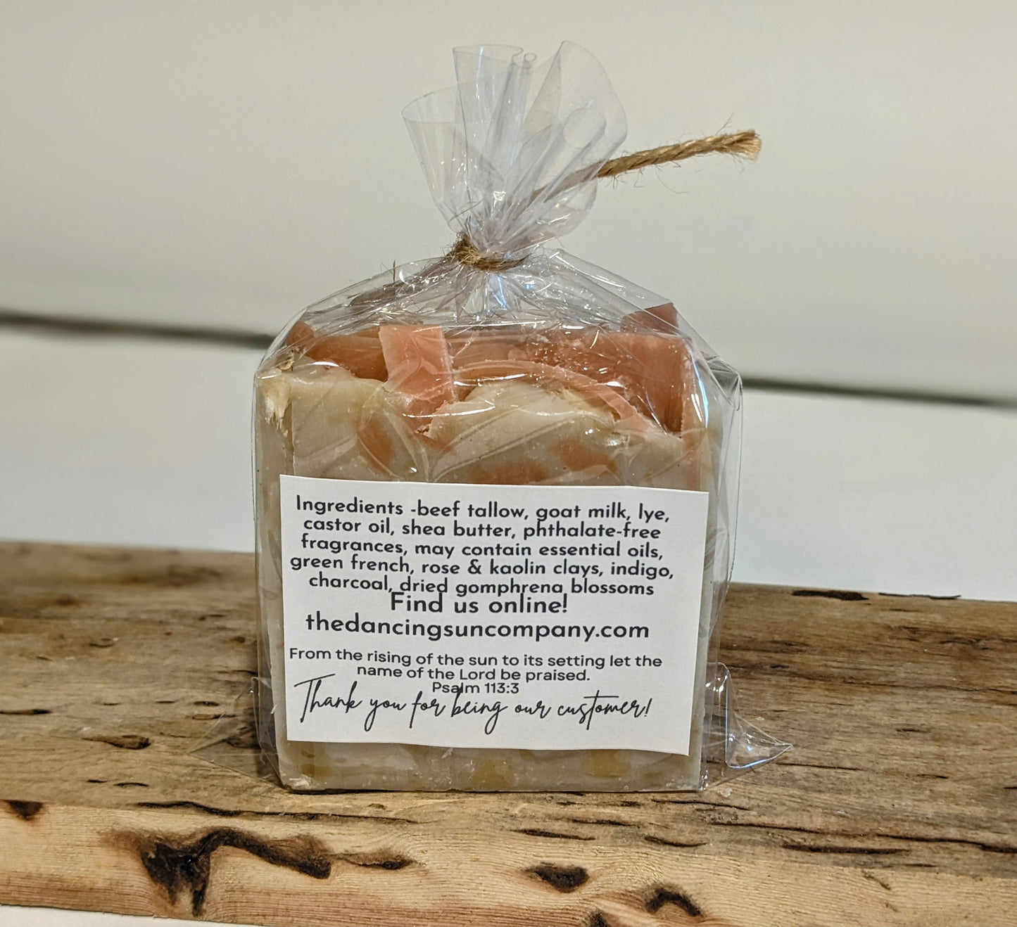 Spring Bloom Goat Milk and Tallow Soap, confetti soap