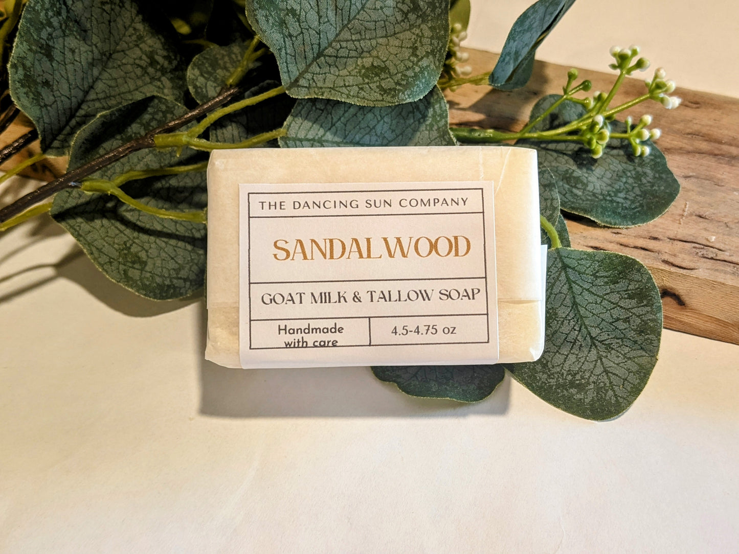 Sandalwood Goat Milk and Tallow Soap