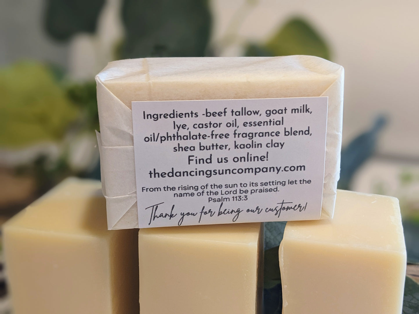 Sandalwood Goat Milk and Tallow Soap