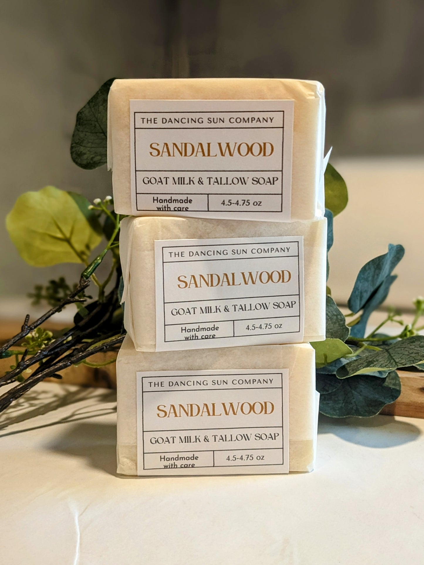 Sandalwood Goat Milk and Tallow Soap