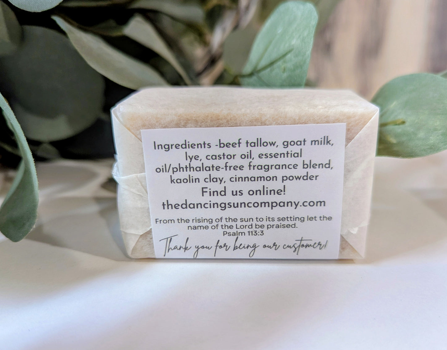 Bay Rum Goat Milk and Tallow Soap