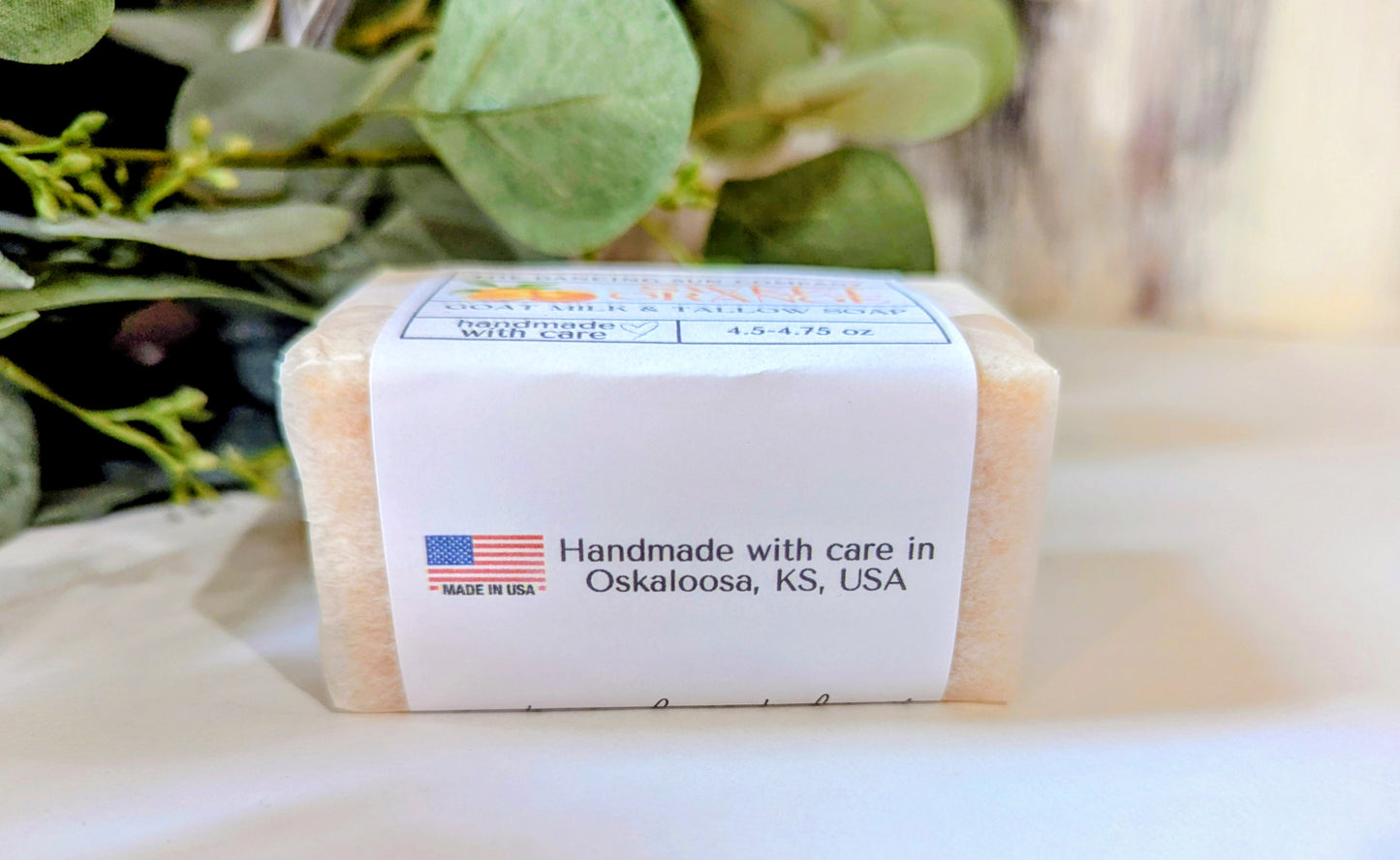 Sweet Orange Goat Milk and Tallow Soap