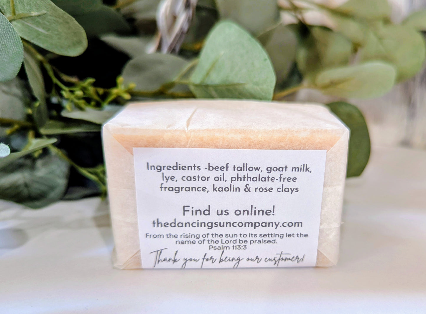 Sweet Orange Goat Milk and Tallow Soap