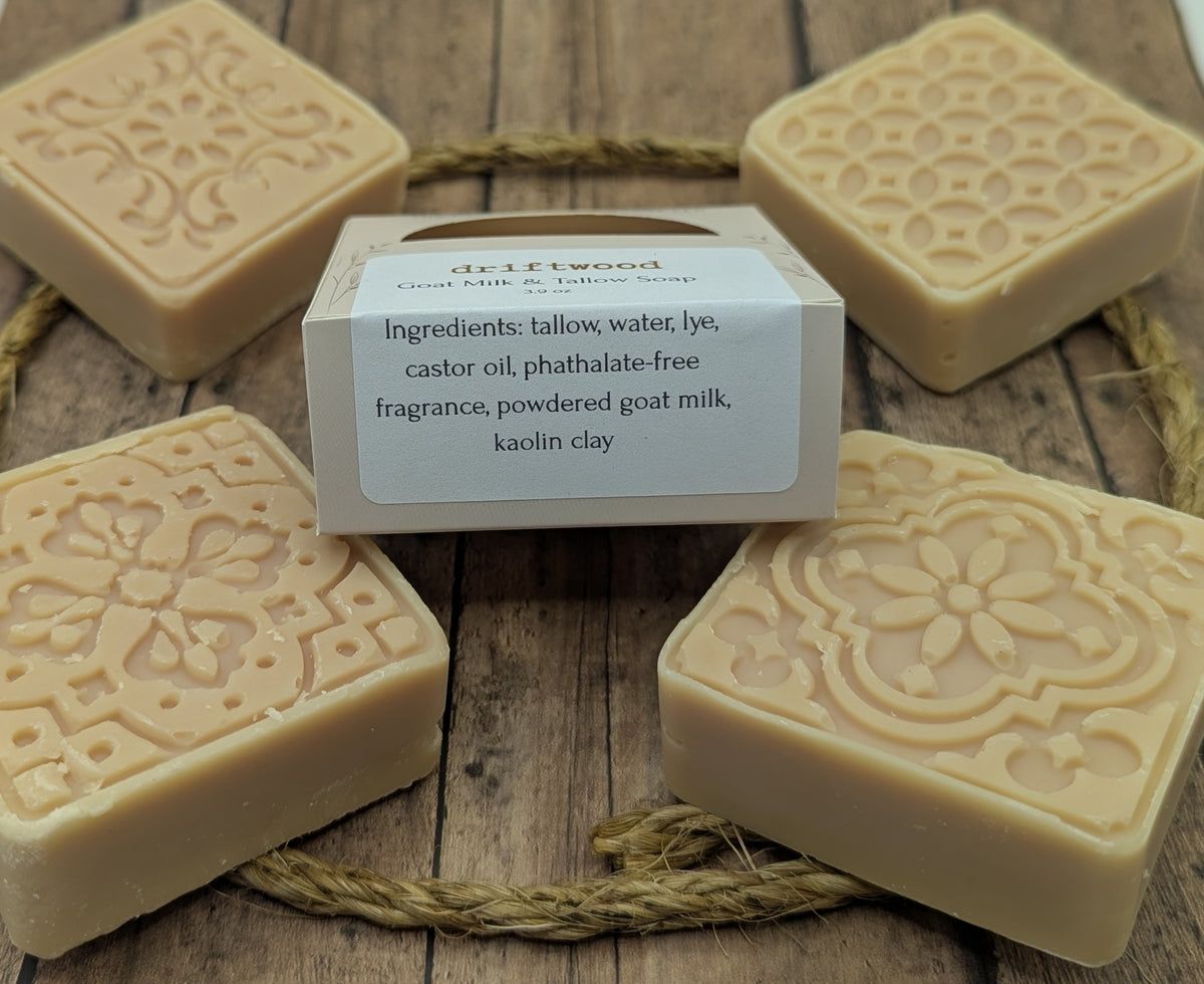 Driftwood Goat Milk and Tallow Soap