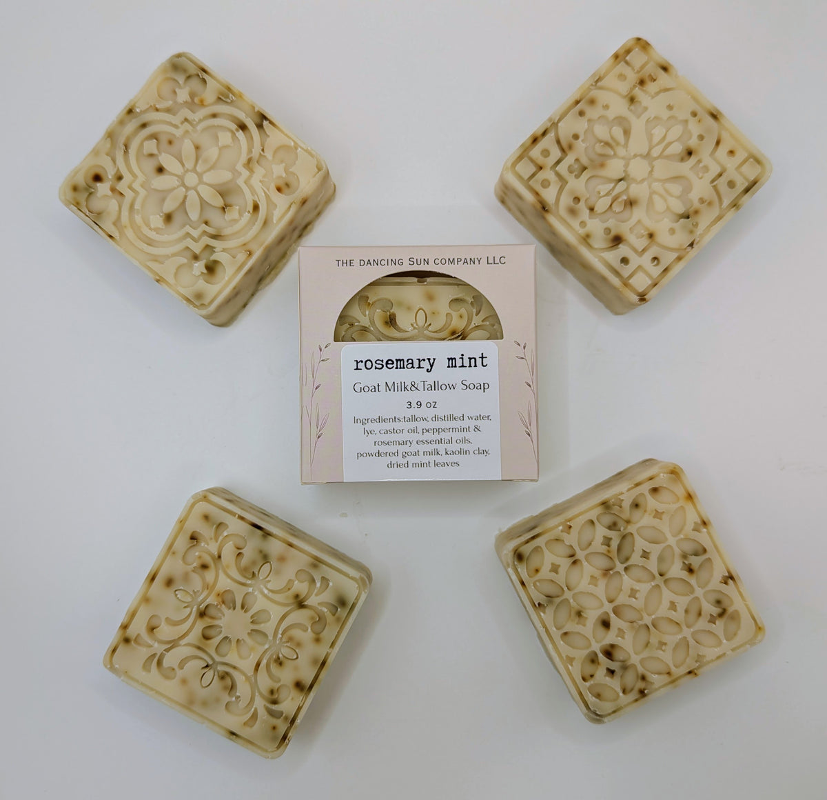 Rosemary Mint Goat Milk and Tallow Soap