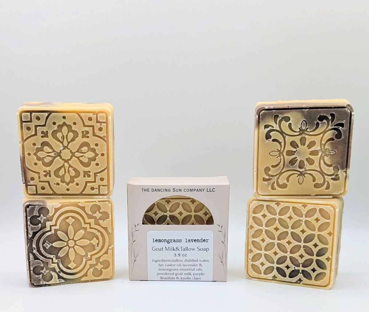 Lemongrass Lavender Goat Milk and Tallow Soap