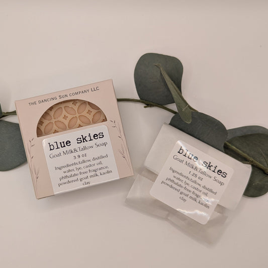 Blue Skies Goat Milk and Tallow Soap