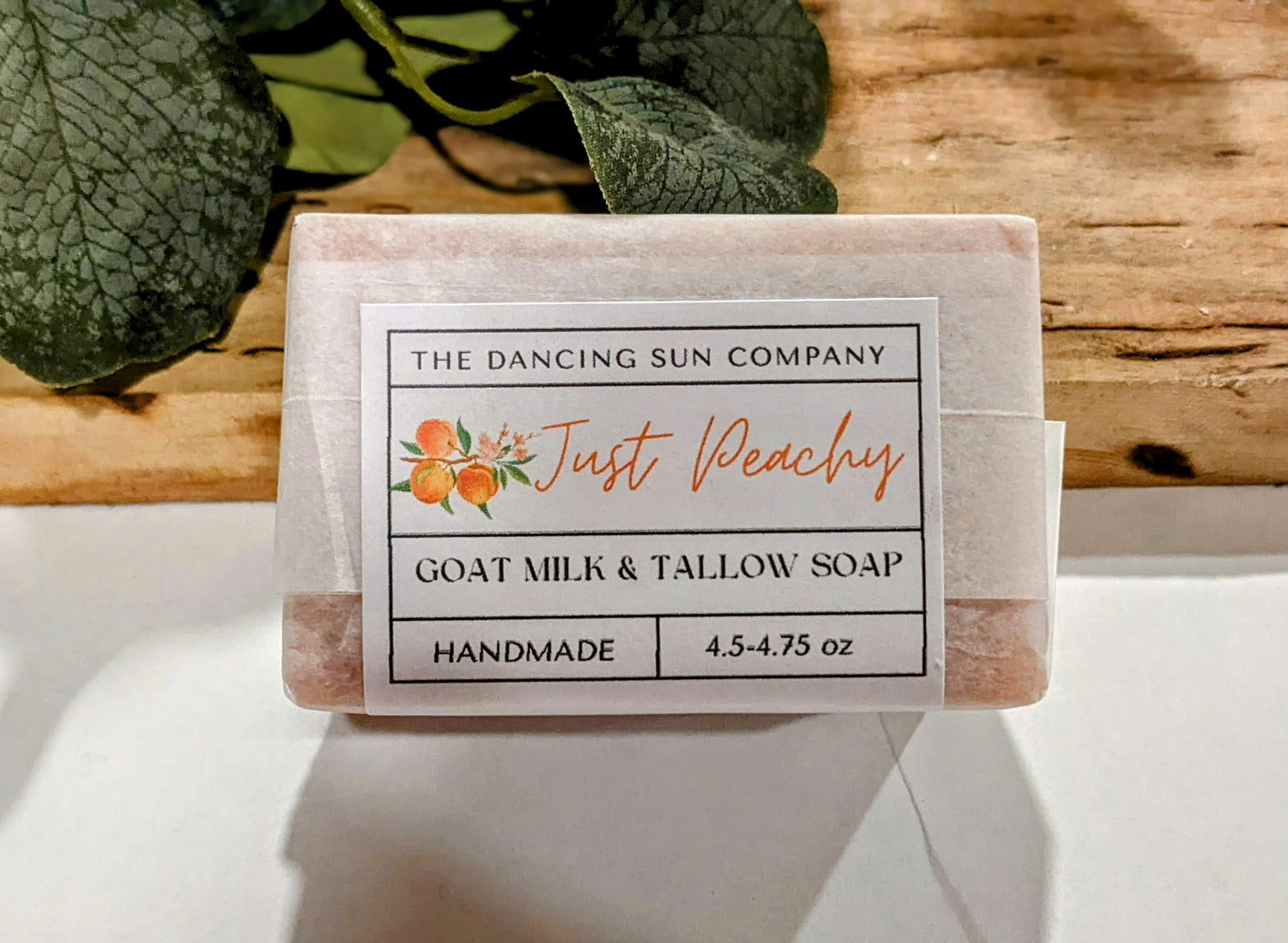 Just Peachy Goat Milk and Tallow Soap