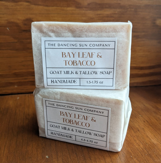 Bayleaf and Tobacco Goat Milk and Tallow Soap