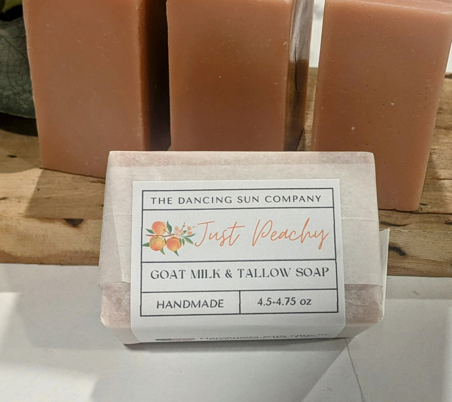 Just Peachy Goat Milk and Tallow Soap