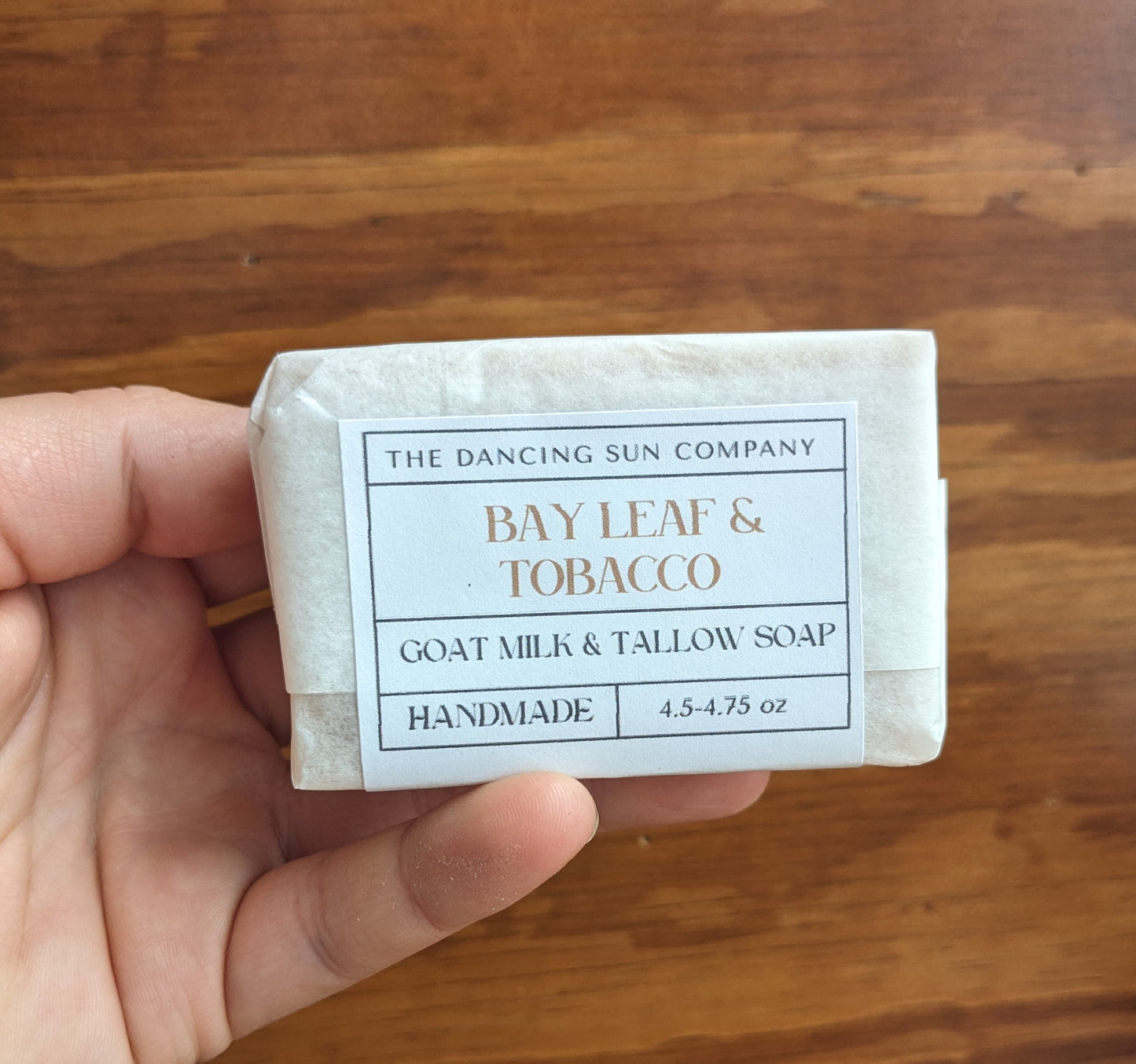 Bayleaf and Tobacco Goat Milk and Tallow Soap